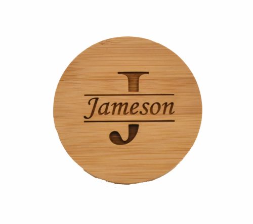 Engraved-Bamboo-Coaster-Family-Name-1